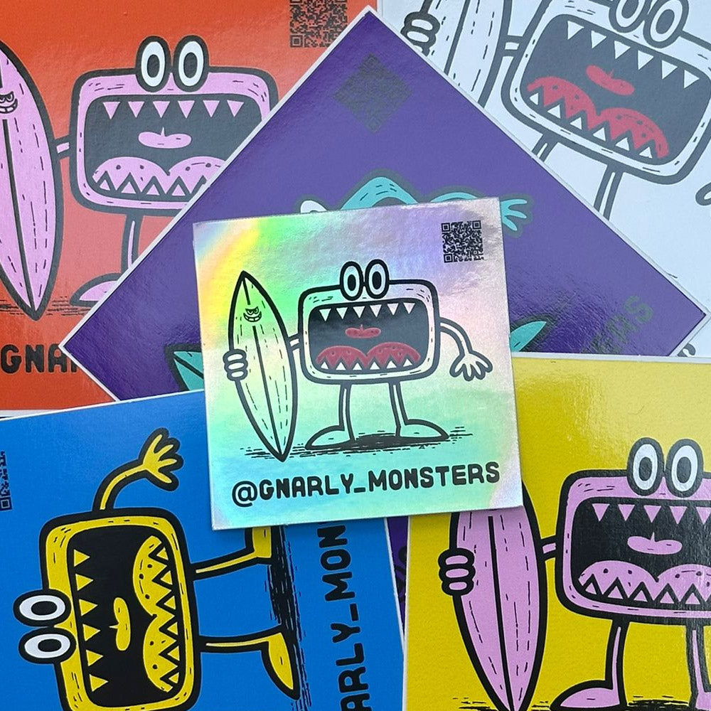 Gnarly Monsters - OG Shiny Sticker
