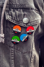 Gnarly Monster Pin Badge
