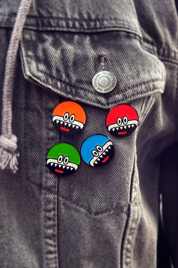Gnarly Monster Pin Badge